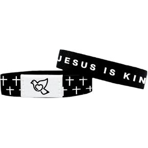 Bible Verse Bracelets Christian Bracelet Bible Verse Wristbands with NFC Daily Bible Verse Bracelet for Wearable Bible Bracelet Christian Wristbands Bible Gifts(Bible Verse Bracelets Black)