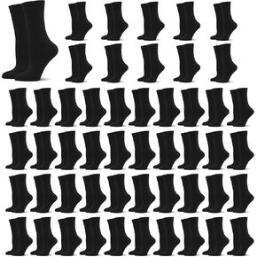 Viscose Bamboo Dress Sock Thin Women Elastic Casual LightWeight Adult Family Socks Bundle Pack in Bulk 50 Pairs