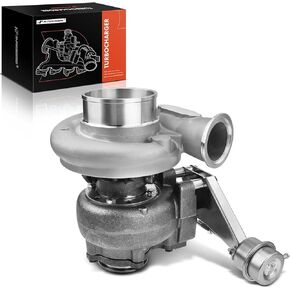 A-Premium Complete Turbo Turbocharger Kit, with Wastegate Actuator & Gasket, Compatible with Dodge Ram 2500 3500, 1994-1995, 5.9L Manual Transmission, Replace# 3539911, 3539912