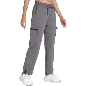 Quick Dry Women's Cargo Pants with Pockets Lightweight Hiking Joggers for Workout Athletic Casual Outdoor Camping