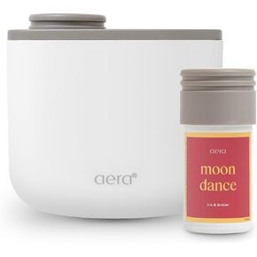 Aera Mini Home Fragrance Diffuser and Mini Moondance Scent Refill Bundle - for Rooms 100-500 Sq Ft - Alexa Compatible, Hypoallergenic, Family and Pet Safe, App Controlled