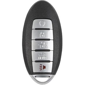 Dasbecan Key Fob Compatible with 2013-2016 Nissan Altima Pathfinder Maxima Murano Replace# KR5S180144014 7812D-S180014 Smart Remote Replacement 5 Buttons