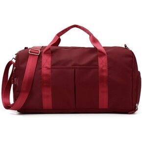 Blackwheel Sports Gym Bag With Shoe Bag Wet Bag Duffle Bag Waterproof Travel Bag for Women Cute Gym Bag violet 29L