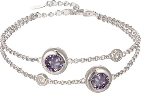 Moissanite Bracelets for Women, 925 Sterling Silver Plated 18K Gold, Dainty Link Bracelet, Valentine's day Birthday Jewellery Gift for Women Her in Saudi Arabia