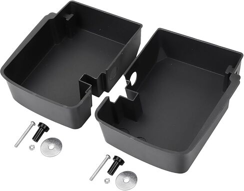 1 Pair Left Right Black Hard Saddlebag Organizer Storage Tray Compatible with for 2014-2023 Harley Touring Road King Electra Street Glide Ultra Limited Classic in Saudi Arabia