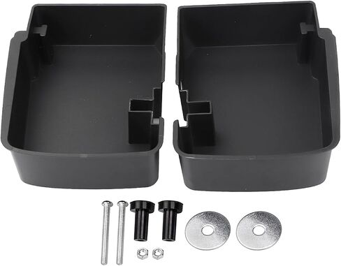 1 Pair Left Right Black Hard Saddlebag Organizer Storage Tray Compatible with for 2014-2023 Harley Touring Road King Electra Street Glide Ultra Limited Classic in Saudi Arabia