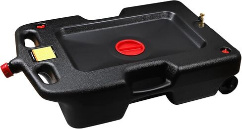 Aain 15 Gallon Oil Drain Pan - 58 Quart Large Opening with Seal Cap for Easy Access and Leak-Free, Screw Vent for Smooth Oil Pour Out - Ideal Oil Change Pan for Cars and Trucks in Saudi Arabia