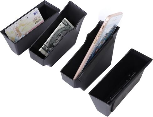 CHEAYAR Door Side Storage Box Compatible with Toyota Tacoma 2024, Door Grab Handle Inserts Box Interior Storage Organizer Tray Accessories (front and back doors-4PCS) in Kuwait