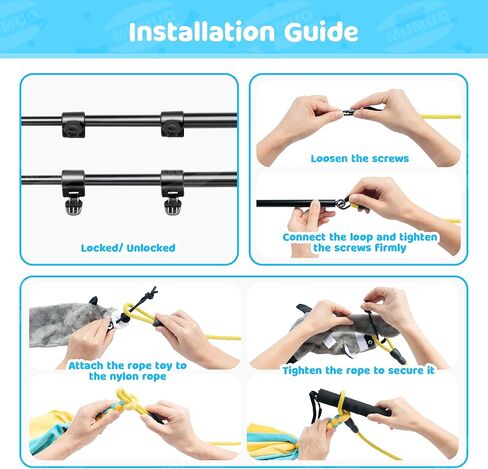 عصا مغازلة للكلاب، عصا مغازلة قابلة للسحب مع طعم، لعبة تفاعلية للكلاب للتدريب في الهواء الطلق، عصا مغازلة مقاس 40 بوصة للكلاب الصغيرة والمتوسطة والكبيرة in Kuwait