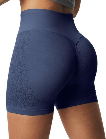 ABOCIW Womens Workout Ignite Shorts Hidden Scrunch Butt Lifting Gym Shorts Seamless Booty Yoga Shorts 4.5" in Kuwait