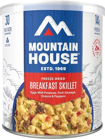Mountain House Scrambled Eggs with Bacon | Freeze Dried Survival & Emergency Food | #10 Can | Gluten-Free in Saudi Arabia