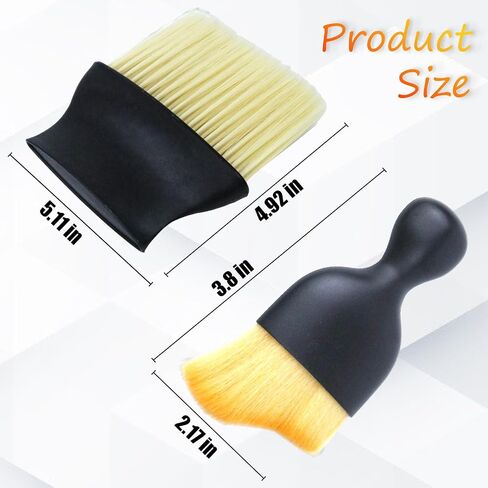 4 Pcs Auto Interior Dust Brush Set Soft Bristles Detailing Brush Dusting Tool Car Interior Cleaning Soft Brushes Duster for Automotive Dashboard, Air Conditioner Vents, Keyboard Dust Removal in Kuwait