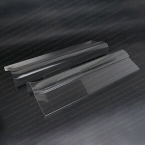 C6 Corvette Clear Door Sill Ease/Protector - Inner Door Sill Guards for 2005-2013 C6, Z06, Grand Sport & ZR1 Corvettes