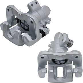 Pair Rear Disc Brake Calipers Assembly w/Bracket Compatible with 2006-2015 Honda Civic Coupe Sedan, Compatible with 2006-2011 Acura CSX, Compatible with 2013-2018 Acura ILX 19B3298 19B3299