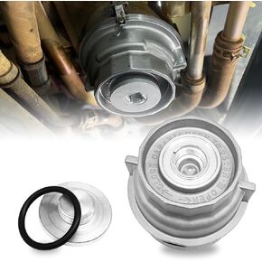 Engine Oil Filter Cap Oil Housing with Oil Plug-Compatible with Toyota Tundra Rav4 4Runner Camry Highlander Tacoma Avalon Sienna Venza Lexus RX350-OE 15620-31060 917-016 15643-31050 1564331050