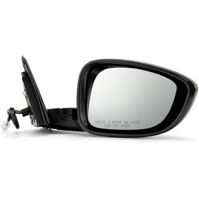 For Honda Accord Door Mirror 2018 2019 2020 2021 Passenger Side | Power | Non-Heated | Sport 1.5T | Paint to Match | Replacement For HO1321328 | 76208-TVA-A02