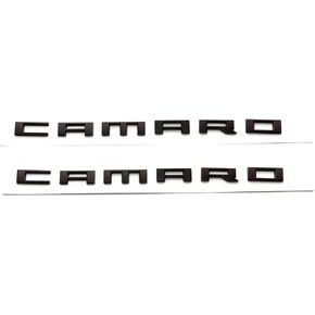Yoaoo 2Pack OEM Letter Emblem 3D Badge Compatible with Zl1 1LE Rs Ss Zl1 Z28 Matte Black