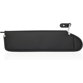 Driver & Passenger Side Sun Visor Compatible with Jeep Wrangler 2003 2004 2005 2006 Sun Shade Replacement # 5HD811X9AC 5HD801X9AC Black