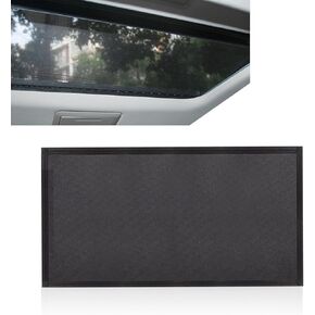 1 PC Car Sunroof Adsorption Sunshade Net, 39.37" x 25.59" Dust-Proof Anti-Interference Privacy Protection Cover, Free Ventilation Heat Insulation and Cooling Curtain, Universal for Car (Black)
