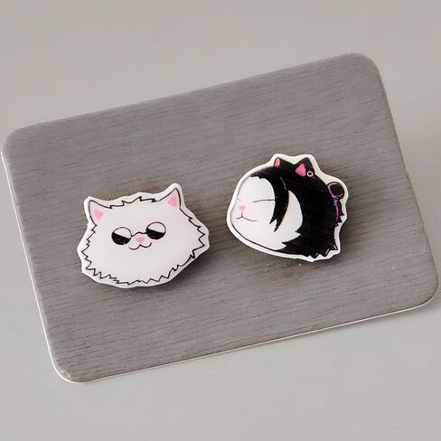 Geto Suguru Earring Go-jo Satoru Earring Anime Geto Suguru Cosplay Cat Accessories Costume 2024 New in Saudi Arabia