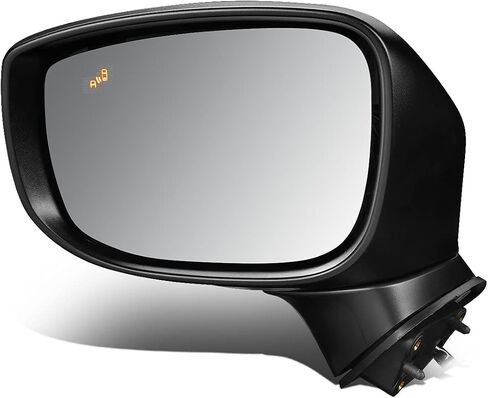 DNA Motoring OEM-MR-MA1320200 Left Driver Heated Powered Side Mirror w/Turn Signal Blind Spot Detection Compatible with 17-18 Mazda CX-5 in Saudi Arabia