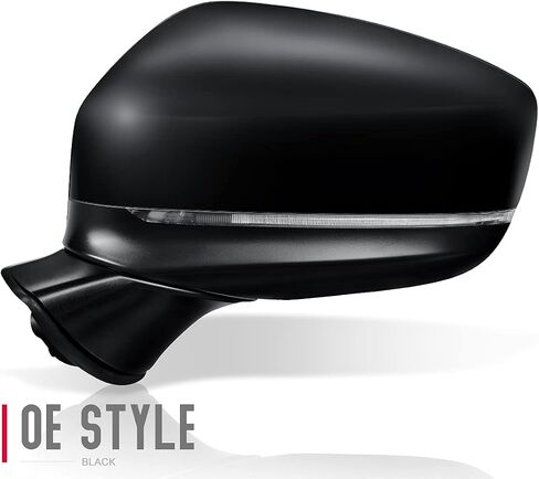 DNA Motoring OEM-MR-MA1320200 Left Driver Heated Powered Side Mirror w/Turn Signal Blind Spot Detection Compatible with 17-18 Mazda CX-5 in Saudi Arabia