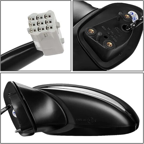 DNA Motoring OEM-MR-MA1320200 Left Driver Heated Powered Side Mirror w/Turn Signal Blind Spot Detection Compatible with 17-18 Mazda CX-5 in Saudi Arabia