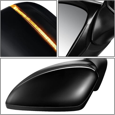 DNA Motoring OEM-MR-MA1320200 Left Driver Heated Powered Side Mirror w/Turn Signal Blind Spot Detection Compatible with 17-18 Mazda CX-5 in Saudi Arabia