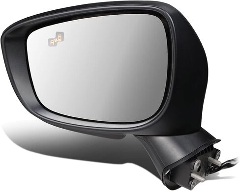DNA Motoring OEM-MR-MA1320200 Left Driver Heated Powered Side Mirror w/Turn Signal Blind Spot Detection Compatible with 17-18 Mazda CX-5 in Saudi Arabia