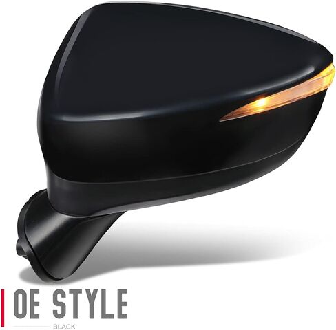 DNA Motoring OEM-MR-MA1320200 Left Driver Heated Powered Side Mirror w/Turn Signal Blind Spot Detection Compatible with 17-18 Mazda CX-5 in Saudi Arabia
