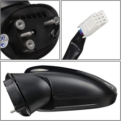 DNA Motoring OEM-MR-MA1320200 Left Driver Heated Powered Side Mirror w/Turn Signal Blind Spot Detection Compatible with 17-18 Mazda CX-5 in Saudi Arabia