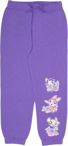 Warner Bros THE POWERPUFF GIRLS Girls 3 Piece Set T-Shirt, Leggings & Joggers Blossom, Bubbles & Buttercup Graphic Print Set in Saudi Arabia