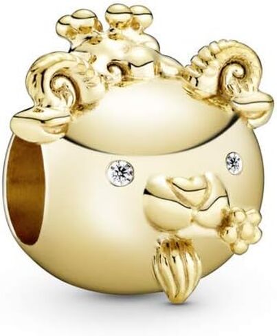 PANDORA علامات الأبراج الصينية اللامعة مطلية بالذهب عيار 18 قيراط PANDORA Shine™ Collection Charm in Saudi Arabia