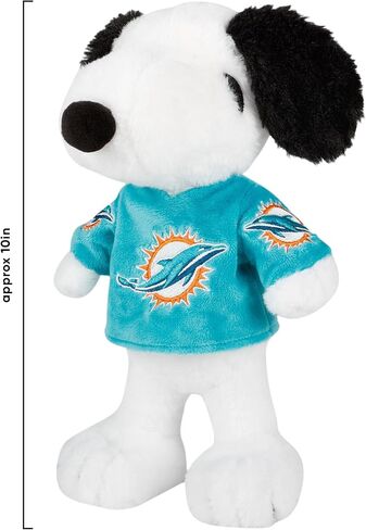FOCO NFL Unisex-Adult NFL Team Logo Snoopy Peanuts Jersey Plush in Saudi Arabia