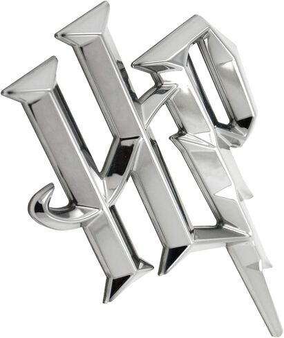شعارات المعجبين هاري بوتر 3D HP Logo شارة السيارة (كروم) in Saudi Arabia