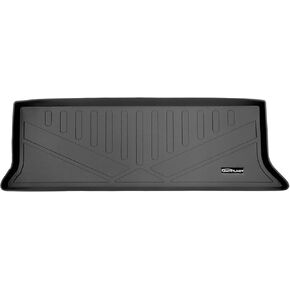 SMARTLINER Cargo Trunk Liner Floor Mat Behind 3rd Row Black Compatible with 03-17 Compatible with Ford Expedition/Lincoln Navigator (No EL or L Models)