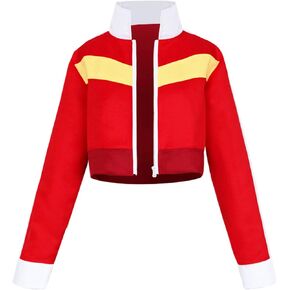 Anime Mens Red Jacket For Keith Cosplay Costume Coat Halloween