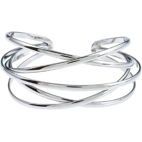Gold Bangle Bracelets for Women Gold Arm Cuffs Upper Jewelry Bracelets Cuff Multi-layer Bangle Bracelet Adjustable Wide Cuff Bracelet