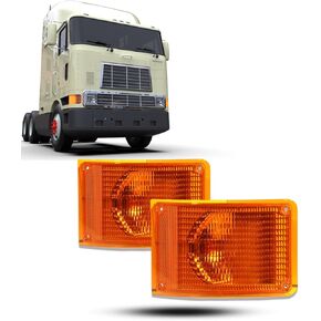 Turn Signal Light Assembly Fits for International 9800 Eagle Halogen lights Driver and Passenger Side