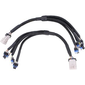 NewYall Pack of 2 Ignition Coil Harness Connector V8 Engine ONLY for Cadillac Escalade Chevrolet Avalanche Kodiak Express Silverado Suburban GMC Savana Sierra Yukon Topkick Hummer H2