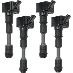 Ignition Coil Packs Set of 4 Replacement for UF756 UF-756 31312514 31358940 GN10907 Compatible with Volvo S60 S80 S90 V60 V90 XC40 XC60 XC70 XC90 2.0T L4 2015-2021