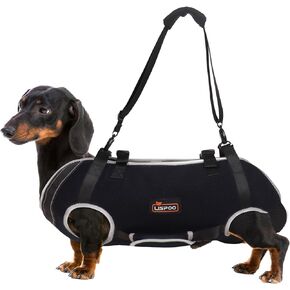 Dog Lift Harness, Pet Support & Rehabilitation Sling Lift Adjustable Padded Breathable Straps Dog Lift Harness for Senior Dogs, Disabled, Joint Injuries, Arthritis, Loss of Stability Dogs Walk