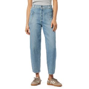 Joe's Women's The Pheobe Patch Pocket Barrel Leg Jean