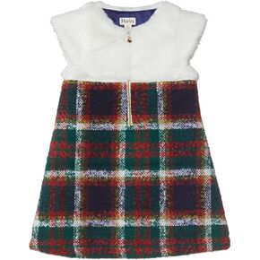 Hatley Girl's Celebration Plaid Faux Fur Dress (Toddler/Little Kids/Big Kids)