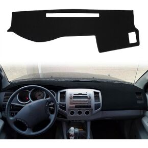 Dashboard Cover Dash Cover Mat Pad Custom Fit for Toyota Tacoma 2005-2015 (Dark Gray)