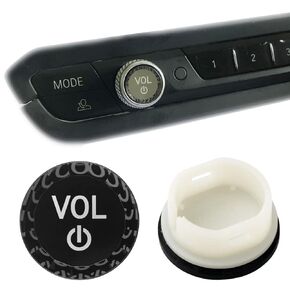 Crystal Style Car Volume Control Knob Button Replacement Trim Compatible with BMW 3 4 8 X5 X6 X7 Z4/ G20 G22 G14 G15 G05 G06 G07 G29