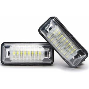 LED License Plate Light Assembly for [Scion FR-S Toyota 86 BRZ 2013-2019] [BRZ Impreza WRX STi Legacy Forester Crosstrek Outback Ascent] Full SMD LED White Tag Lamps