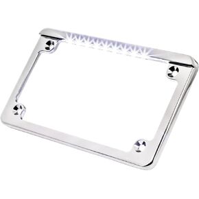 Eagle Lights Flat LED License Plate Light for Harley Davidson Motorcycles - Black