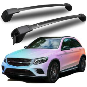 Roof Racks Aluminum Alloy ONLY Structure Cross Bars Rail Fit for Mercedes Benz GLC 2016 2017 2018 2019 2020 2021 2022 2023 2024 2025 Rack Crossbar