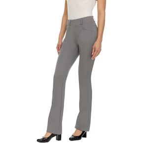 ZayWay Women's Stretch Bootcut Dress Pants with Pockets - Wear to Work - Ponte Treggings